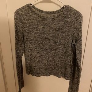 hollister grey long sleeve